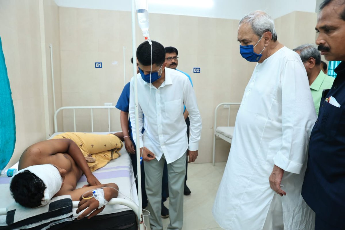 Rupashree Nanda on Twitter "Odisha CM Naveen Patnaik meets survivors