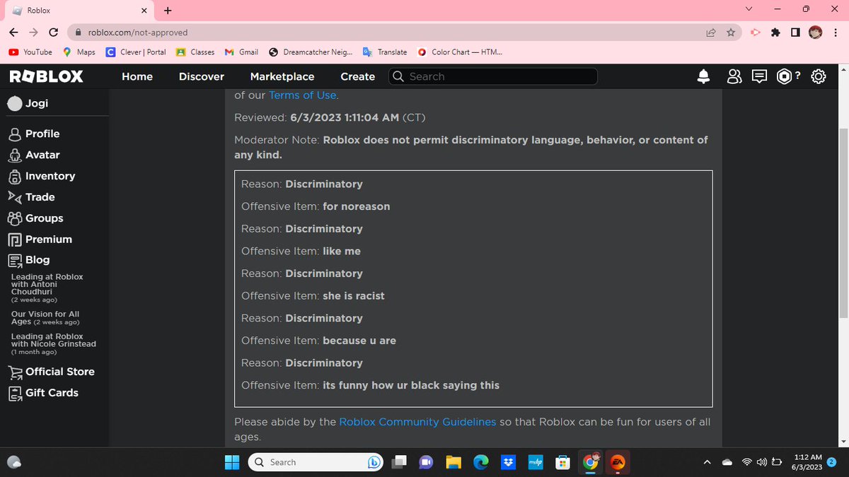 glittercllit's tweet image. its funny how the racist can always get away but its ok its only for a day #robloxmoderation roblox lsnfsns #roblox