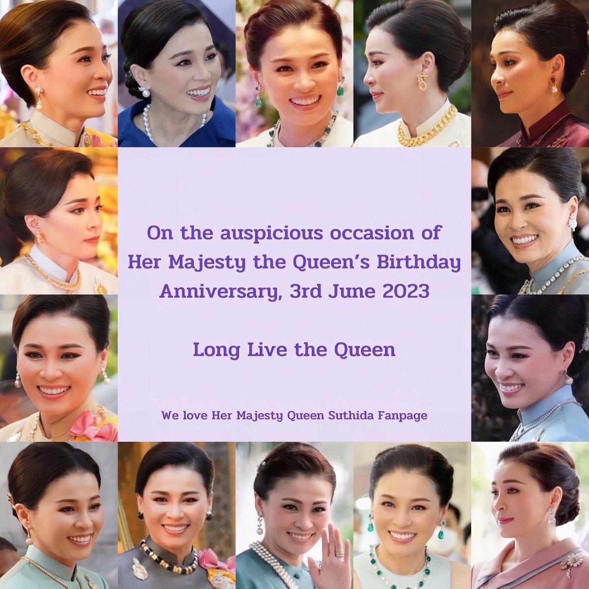 Her Majesty Queen Suthida (Fanpage) tweet media