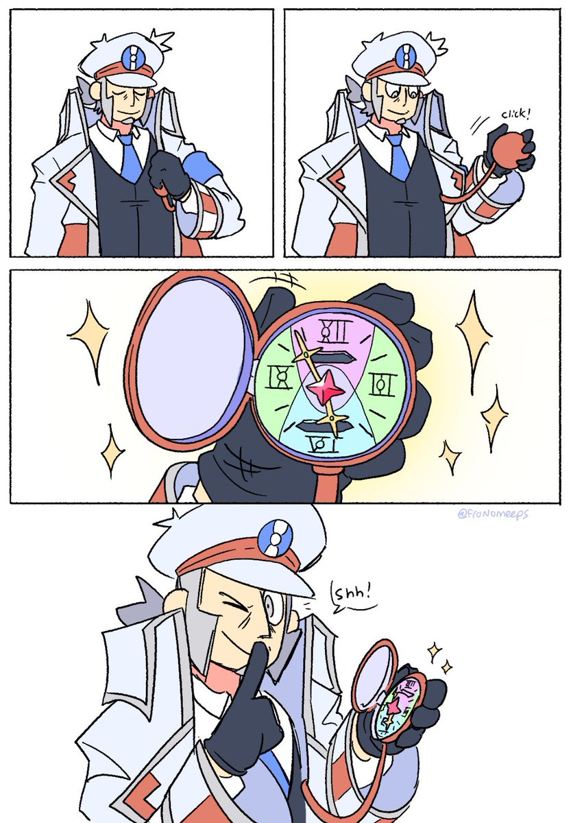 Frono on Twitter "from a tumblr ask! he keeps his watch hidden in plain sight"