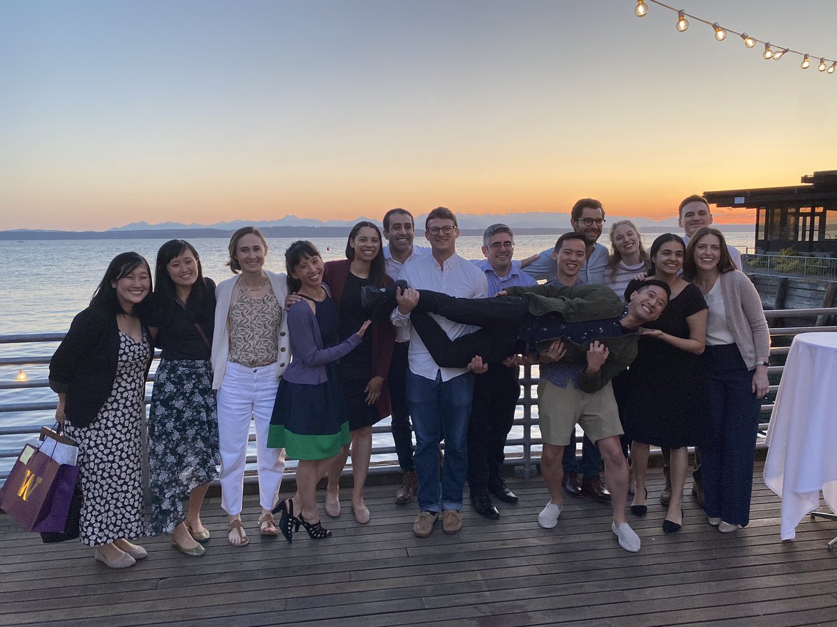 I was reminded today how incredibly smart and funny our GI fellows and faculty are at @UWDIVGASTRO! Fun & roasting at the farewell dinner for graduating fellows.
