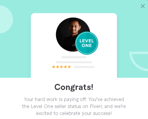 This just made my day. #Fiverr promoted me to a #LevelOneseller!😍

Proud to be part of a platform that recognizes hard work. check out my Gigs fiverr.com/s/3E2Exm

#seo #DigitalMarketing
