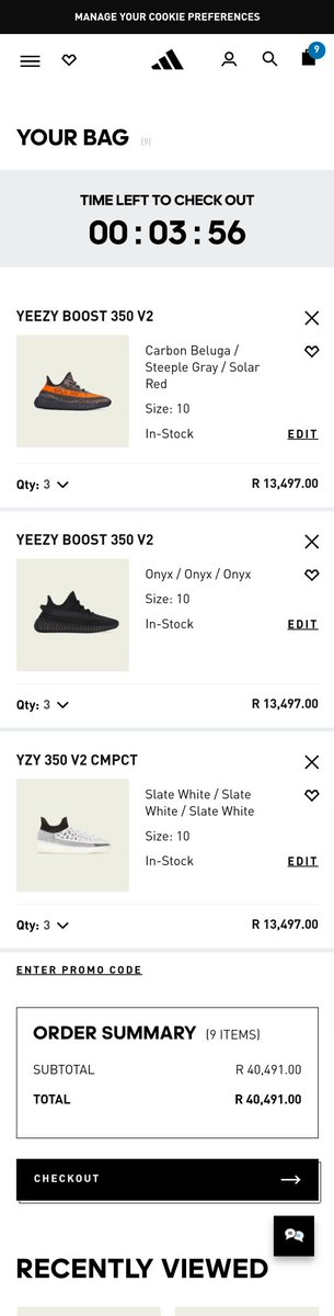 This #YEEZY drop sus, bro. All sizes available in all colors and it's almost been 30 mins since open??? Some ain't right @adidasZA