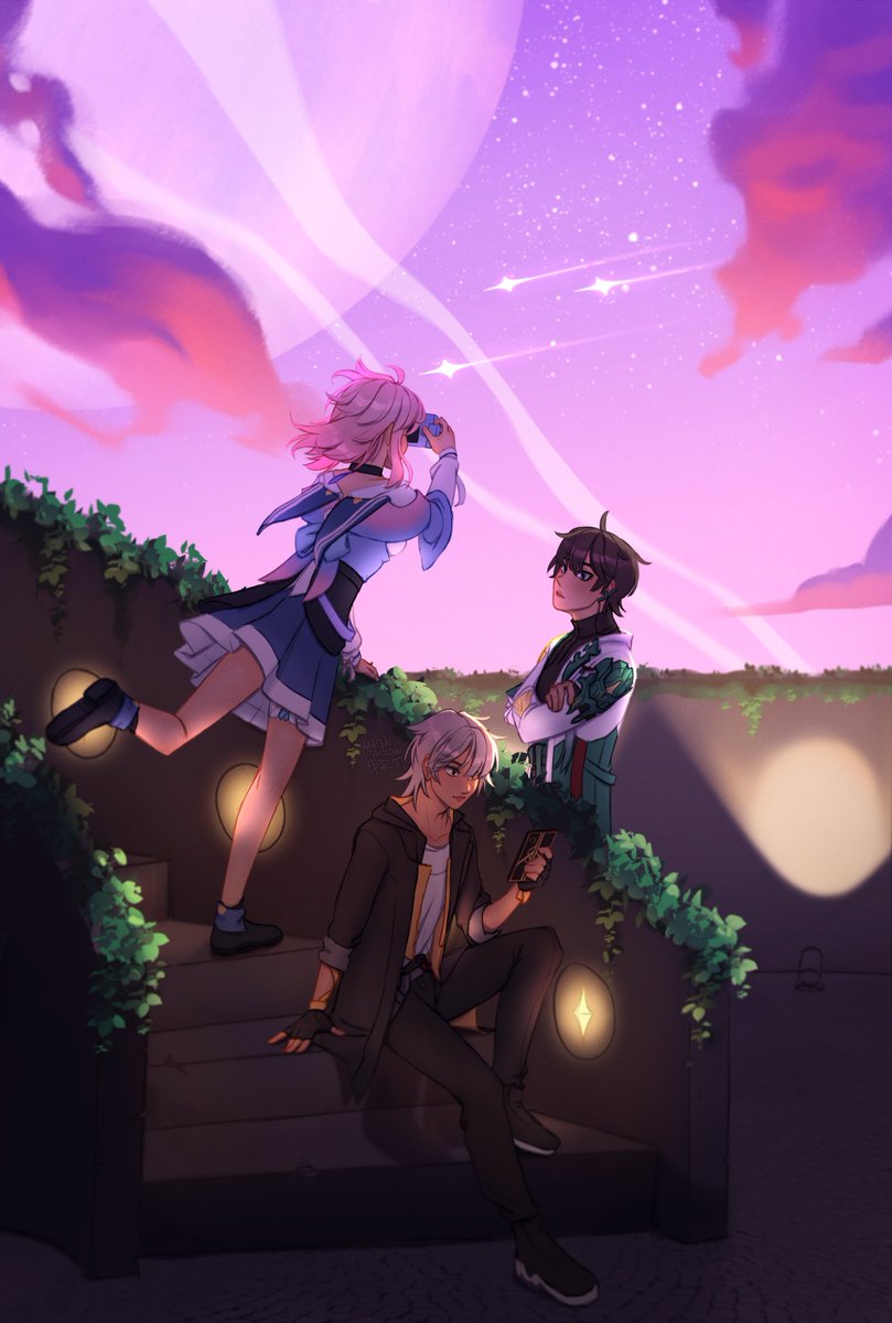 Post-mission sightseeing📷🌠

#HonkaiStarRail