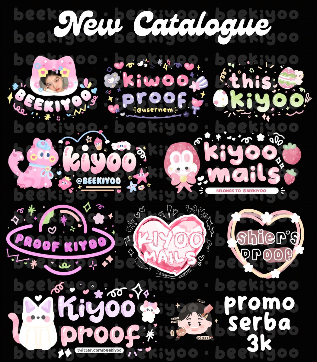 help rt please? thank youu! 

HENLO BENLO ✋🏻 hari ini aku ngadain promo buat catalog wm dibawah ini menjadi serba 3.000/each sajaa! cuma berlaku hari ini sampai pukul 21.00 yaaa! besok harganya sdh normal lagie, jadi ayoo cepet jajank wm gemasss ♡♡ #zonauang