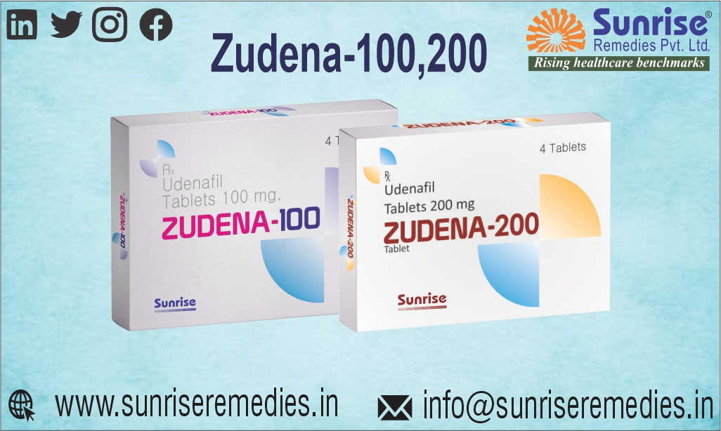 Zudena Generic #Udenafil Most Popular Products From Sunrise Remedies Pvt. Ltd.

Read More: rb.gy/74gwu

#Zudena #UdenafilProducts #Erectiledysfunction #EDMedicine #EDMedicine #Impotence #CureED #CurePE #Manpower #PharmaceuticalCompany #PharmaFormulation #Sunrise