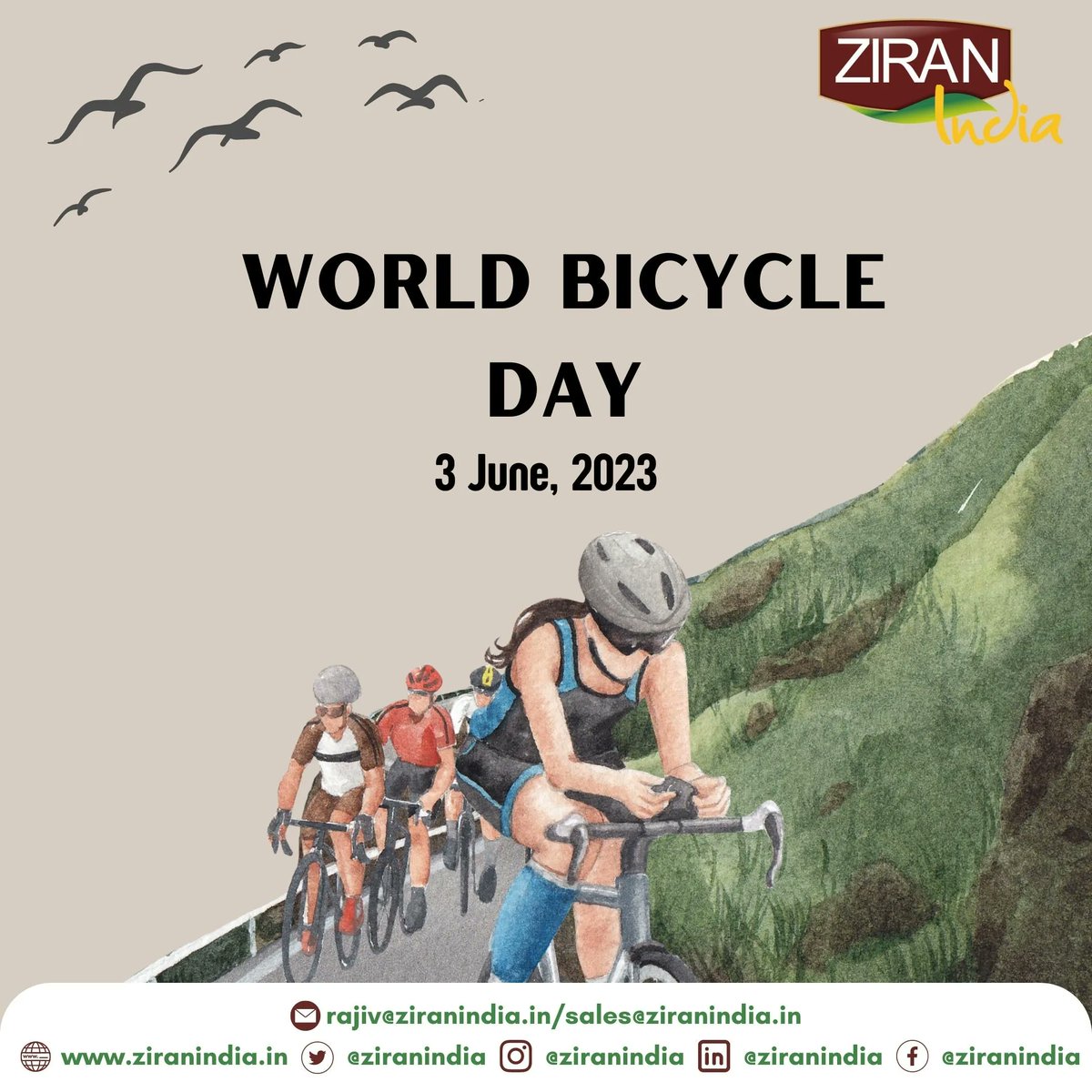 Morning Mantra 

#BicycleTEZ #WorldBicycleDay #WorldBicycleDay2023