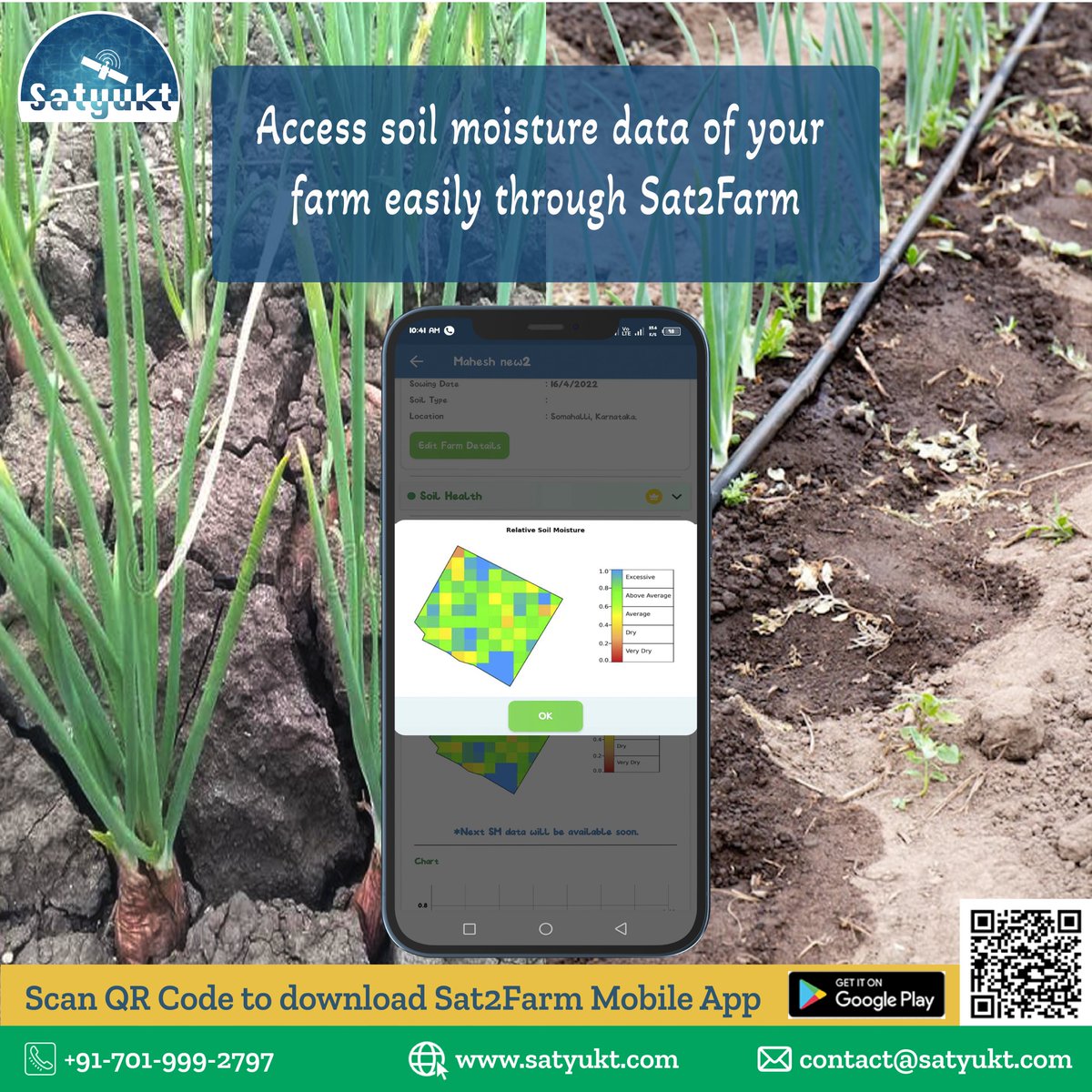 One of the key elements that affect crop growth is #soilmoisture. lnkd.in/gha2tk-y
#agriculture #agritech #agribusiness #satelliteimagery #remotesensing #sustainableagriculture #soilmoisture #soilnourishment # #modernagriculture #savesoil #precisionfarming #pestandisease