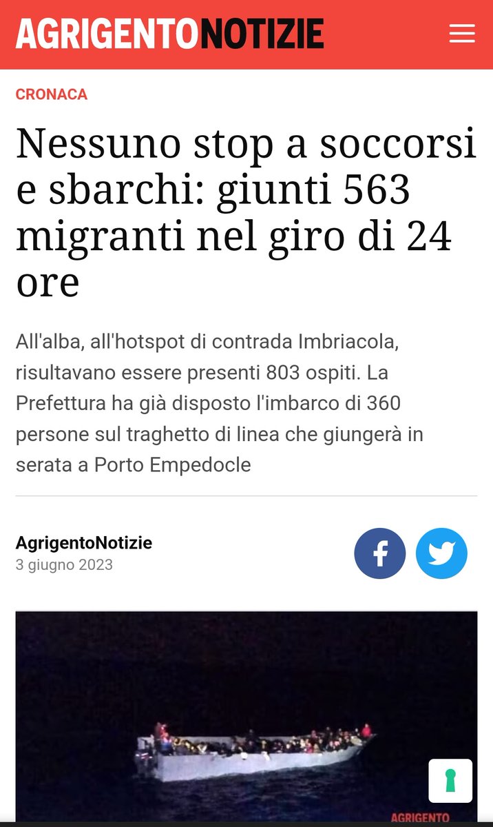 @LegaSalvini Superata quota 50mila da inizio anno.
Questa Lamorgese è proprio un disastro !