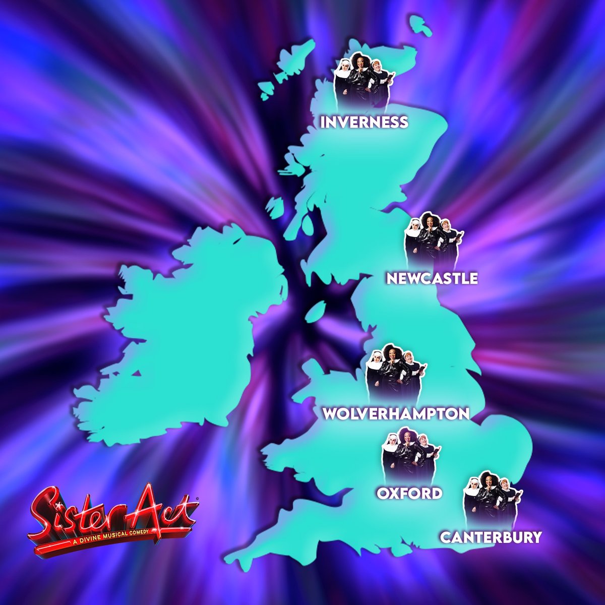 June is a busy, busy month for the sisters! 

Grab your tickets and discover your inner disco diva with #SisterActMusical 🪩✨

🎟️ sisteractthemusical.co.uk