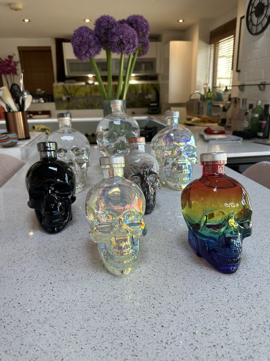@SaturdayKitchen loving seeing the king of vodka on the show. Inspired me to dust off the Crystal Head collection #danakroyd #crystalhead
