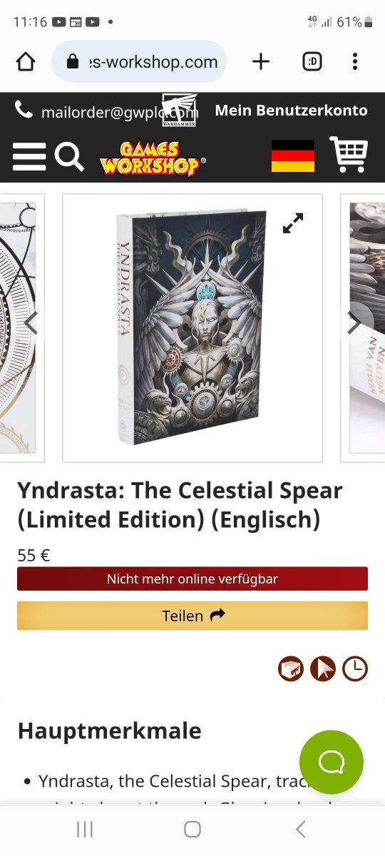 EMMachine27's tweet image. I really hope that their will be a non limited Release for that Story. I normally like to buy my stories as books and not eBooks. #ageofsigmar