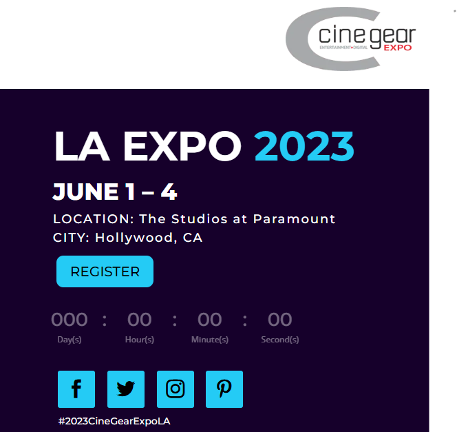 interco_ai's tweet photo. Lights, camera, action! 🎥✨The wait is over! Let's dive into the excitement and immerse ourselves in the world of innovation and creativity! 

#CineGearExpo2023 #Cinegearexpo #innovation  #cinematography #connections #technology #Paramount #2023CineGearExpoLA https://t.co/ve42IVLvvK