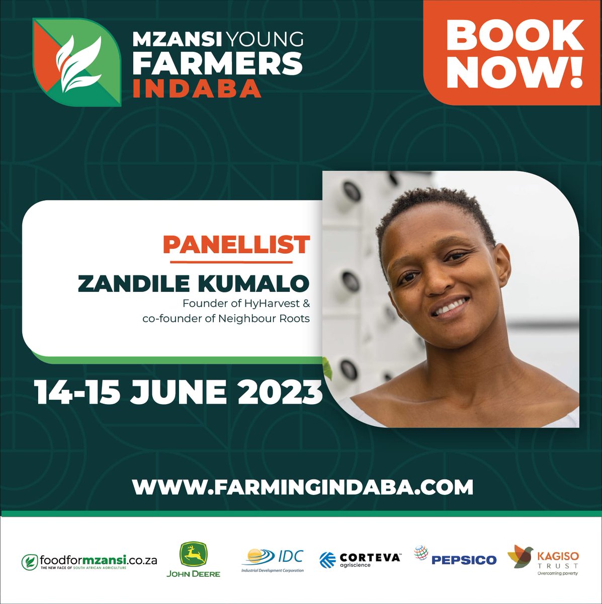 Zandi_Kumalo's tweet photo. 🌾🐄 Calling all aspiring farmers! Don't miss out on the incredible opportunity to join us at this year's Mzansi Young Farmers Indaba from 14-15 June 2023. 🗓️ Discover the latest trends, and network with industry experts.
@foodformzansi #MzansiYoungFarmersIndaba #FarmingFuture https://t.co/AgCdzmg4Je