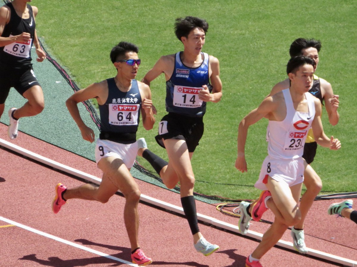 ostyhkm's tweet photo. 日本選手権
男子800m 予選
飯島陸斗 選手(阿見AC) https://t.co/oCX8drCxG1