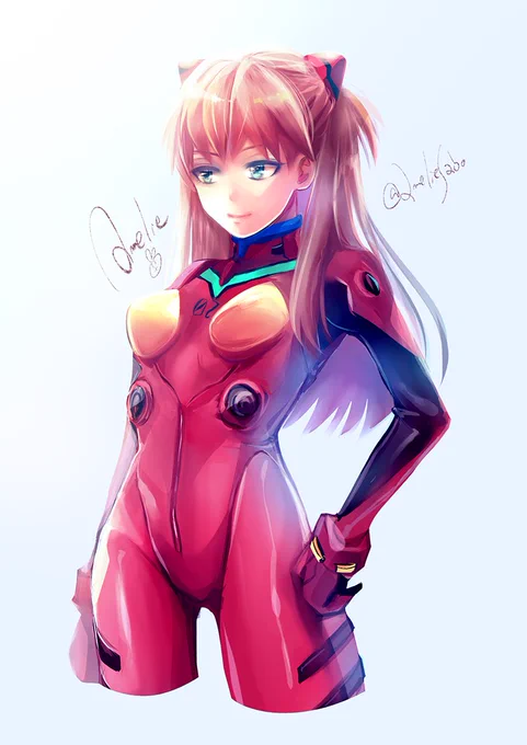 3年前に描いたアスカさん再掲