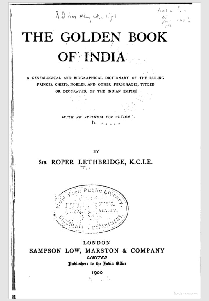 YCommunity74's tweet photo. The Golden Book of India (1900)..
Khalthaun (Dauwa) state belong to Yadava kshatriya...
Its population is about 8000, khalthaun Gwalior, centrel india.
आज भी इनके वंसज ग्वालियर मे रहते है जो दाऊवंशी यादवो मे आते हैंं,,,,
#दाऊवंशी #dausahab #dauwa #dau #yaduvanshi #baldau #yadava https://t.co/soZHOBF82w