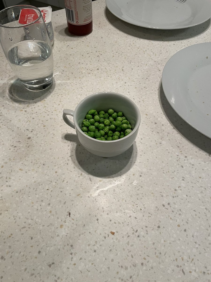 Mirco hat mir mit viel liebe einen Cup of Pea vorbereitet 🥹