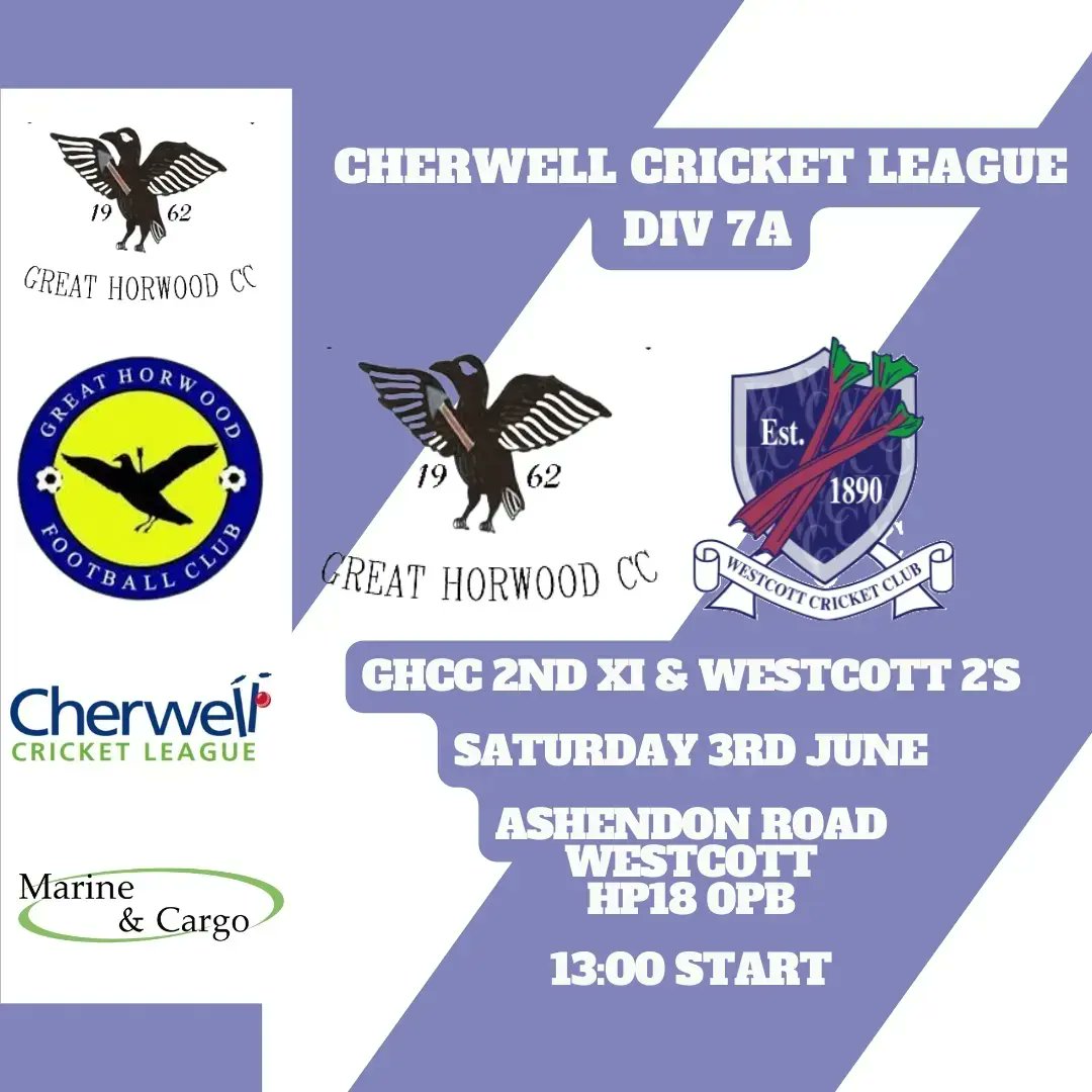 🏏🏏⚽⚽MATCH DAY⚽⚽🏏🏏

<a href="/Great_HorwoodCC/">GreatHorwoodCC</a> will be showing the The Emirates FA Cup at the clubhouse today with Man United taking on underdogs Citeh for bragging rights. 

We also have both Horwood teams in action with the 1st team at home and 2nds away.  

#FACupFinal  #GHCC