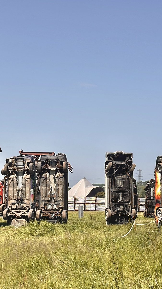 TragoStudio's tweet image. We’ve had the pleasure of documenting the new Carhenge build down at Glastonbury recently.

Can’t wait to see it in full swing in a few weeks!