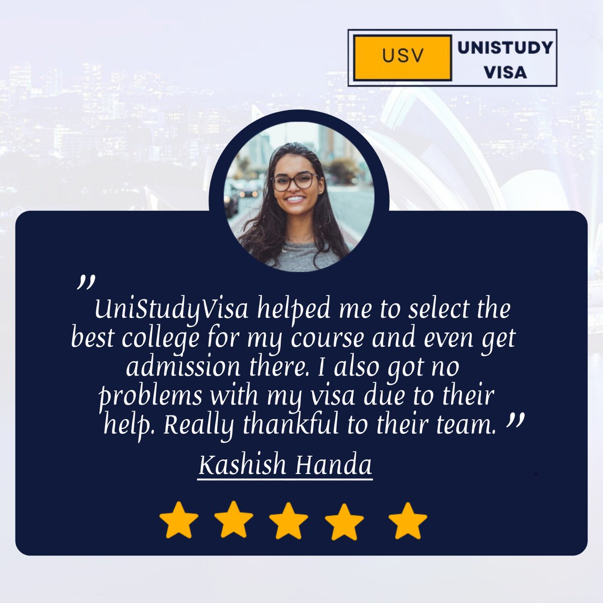 Your Story is Our Pride
Special Thanks

We wish all the best for your future!

Contact Us Now: unistudyvisa.com
#unistudyvisa  #Ourpeople #OurPride #StudyAbroad  #MoreThanStudy  #StudyRecommendations #Educational #QualityEducation #EducationMatters #GlobalEducation