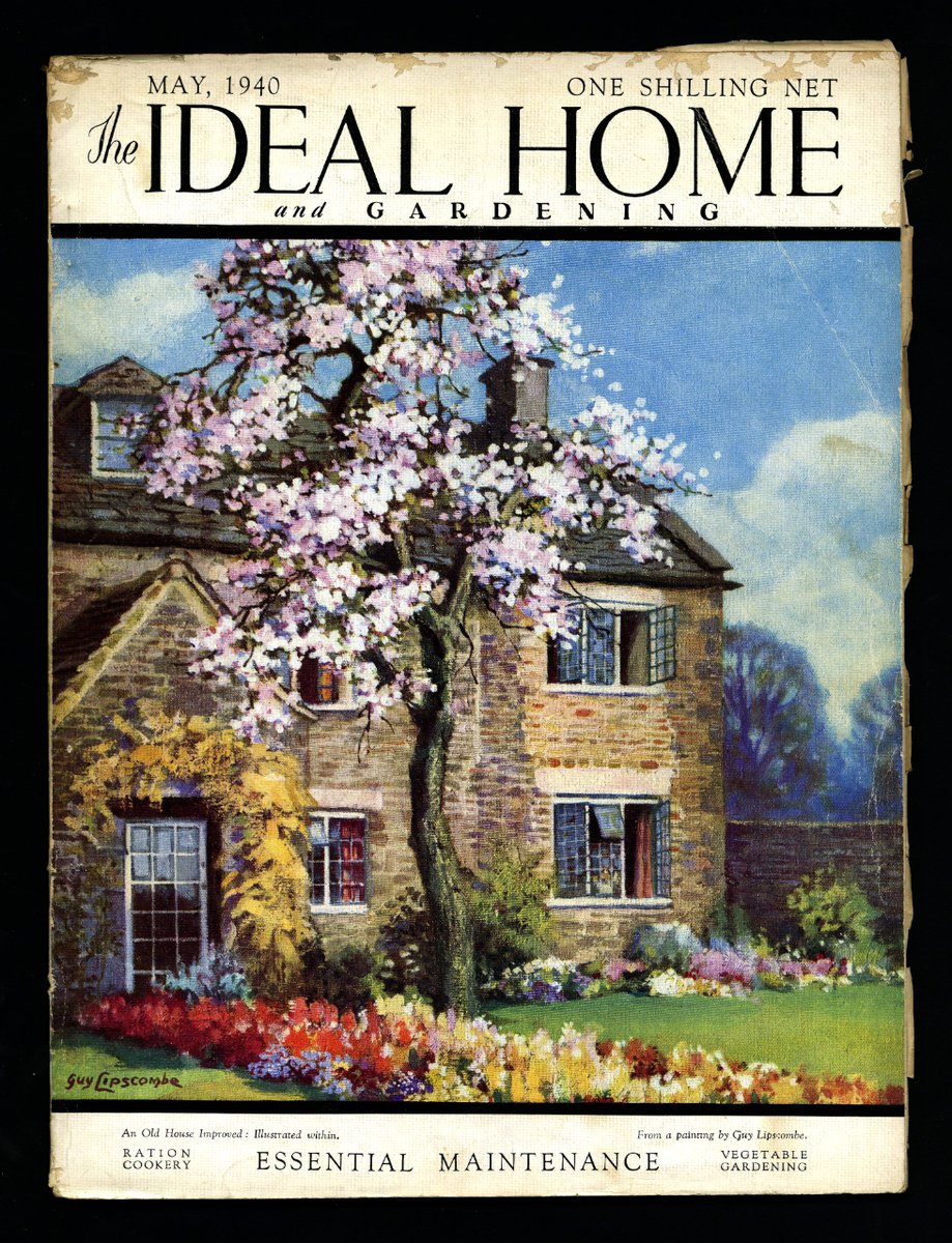 #7dies7cobertes de #IdealHome

📆6/7

Núm. maig 1940
Coberta: #GuyLipscombe

De les nostres #revistesdedisseny 
De nuestras #revistasdediseño 
From our #DesignMagazines 

#7days7covers #coverdesign #interiorisme #interiorismo #interiordesign #jardineria #gardening