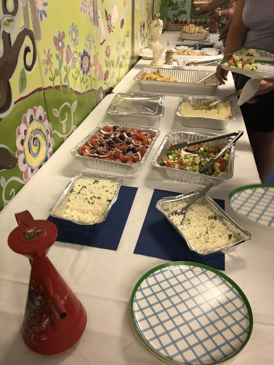 So grateful for our Parent Council &amp; parents for our Staff Appreciation lunch today! Very delicious Greek food! 

We are grateful to be a part of such a supportive family community. ❤️