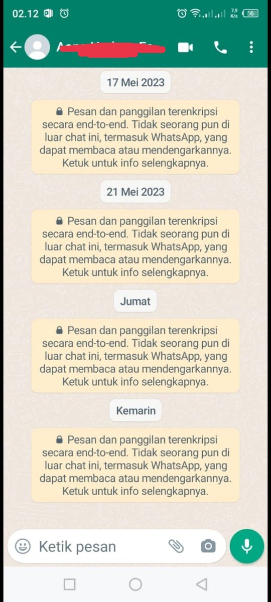 sllagan's tweet photo. Hy twetter do your magic.
Tolong para suhu, jika WA kita selalu muncul hal seperti ini tandanya apa? Dan kenapa bisa terjadi?
🙏🙏🙏 https://t.co/1DI4b8HKqy