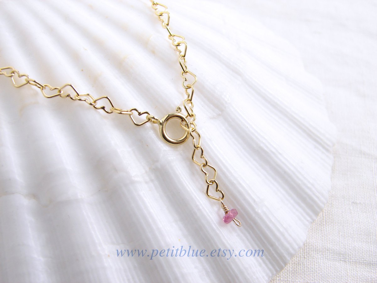 Small Heart Chain Bracelet ~ Adjustable Heart Bracelet with Birthstone ~ Dainty Heart Link Bracelet ~ Gift for Her ~ Bridesmaid Gift tuppu.net/39cec45 #PetitBlue #Etsy #DaintyBracelet