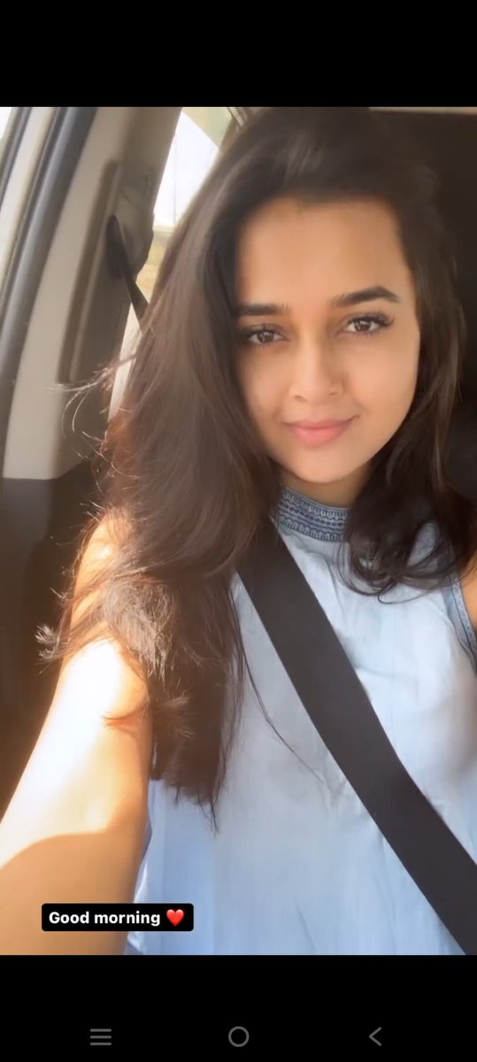 She Just made my morning 💫❤️
I wish haar morning esi hi mileeee 🤞

I loveeeee you my love 😘❤️

#TejasswiPrakash 
 #TejRan