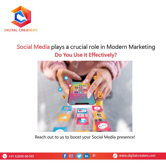 #Socialmedia has revolutionized the world of marketing, allowing businesses to connect with their audience like never before. 
Are you taking advantage of this powerful tool?🤔 #MarketingTips #OnlineMarketing #SocialMediaMarketing #DigitalMarketing #SEO #ContentWriting