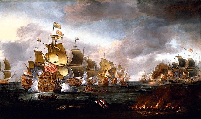 #OTD 3 June 1665: at the battle of Lowestoft, James, duke of York, admiral of the British fleet, defeats the Dutch.