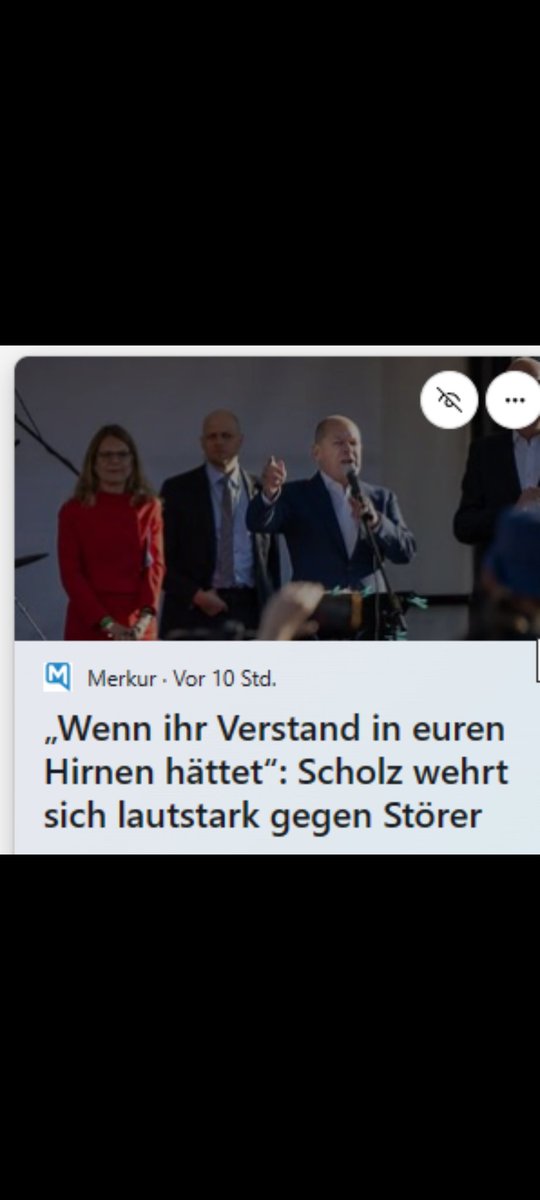 Ist das die richtige Ansprache eines Kanzlers an die Bürger dieses Landes?🤔