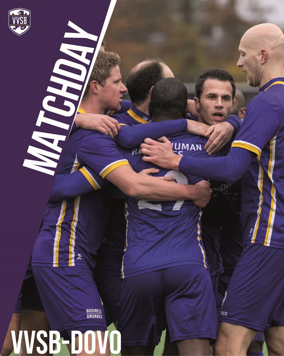 VVSBNWHout's tweet image. 💜💛 MATCHDAY! 💜💛

🕕 18.00 uur
🆚️ @vvDOVO
🏆 1e ronde nacompetitie 2e/3e Divisie!
🏟 Sportpark de Boekhorst, Noordwijkerhout
️#️⃣ #vvsdov