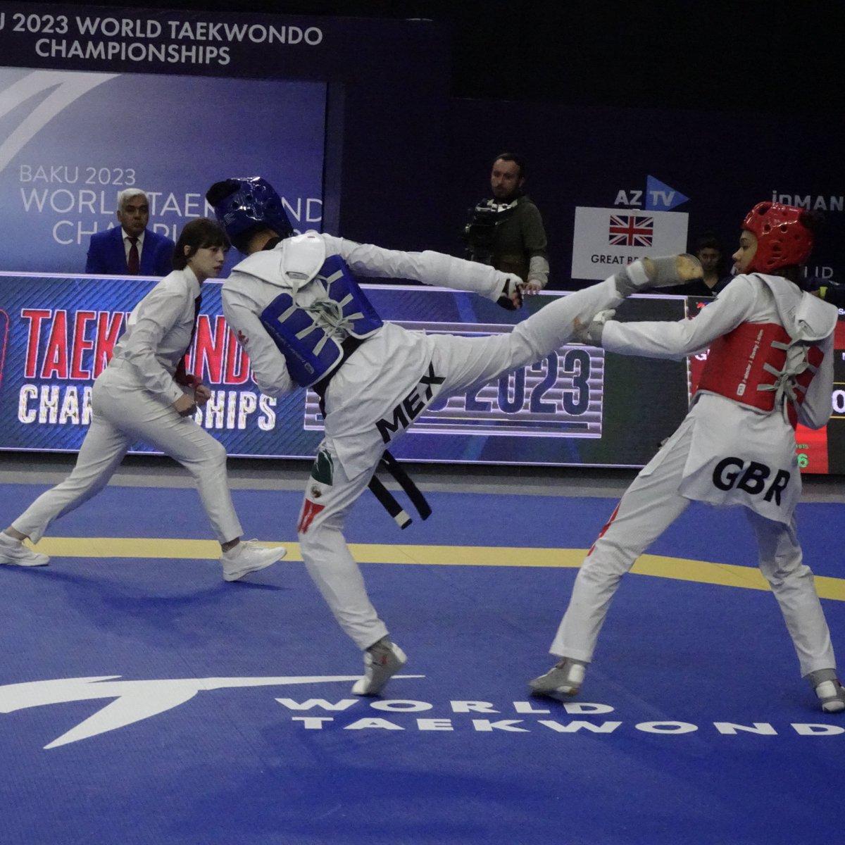 🥋 #WorldTaekwondo Championships
🇦🇿 #Baku2023
👊 W. -62 kg.

🇲🇽 Itzel VELAZQUEZ

#TKD #WT #Kyorugi #MartialArts #Baku2023WTC #Mundial #WTC #WT50 #WorldTaekwondo50 #MEX