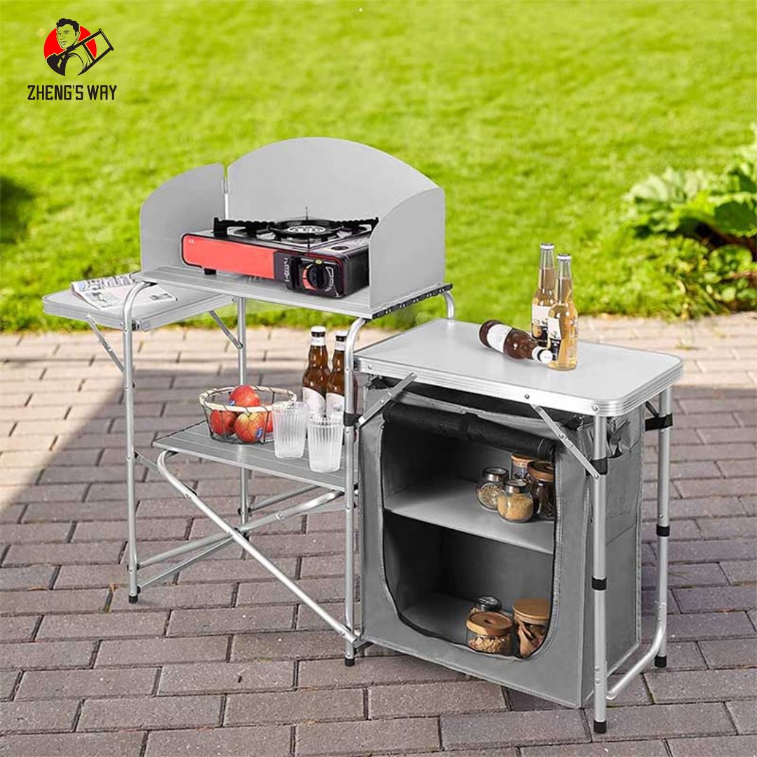 levate Your Outdoor Dining Experience with our Outdoor Picnic Table Cabinets and Storage 📷

#outdoordining #picnictable #hospitalitysupplies #outdoorevents #mobilekitchen #ConvenienceOnTheGo #outdoorexperience #zhengsway