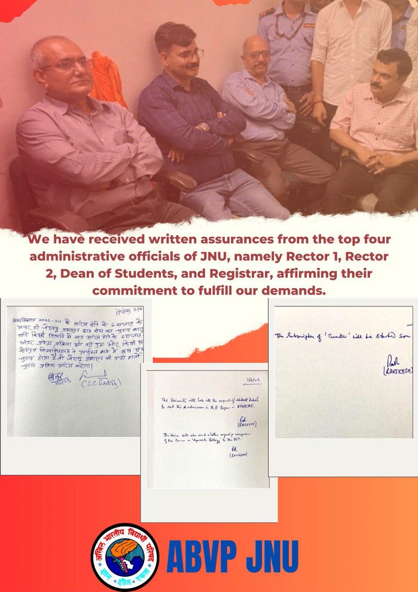 Vikash Paliwal JNU tweet media