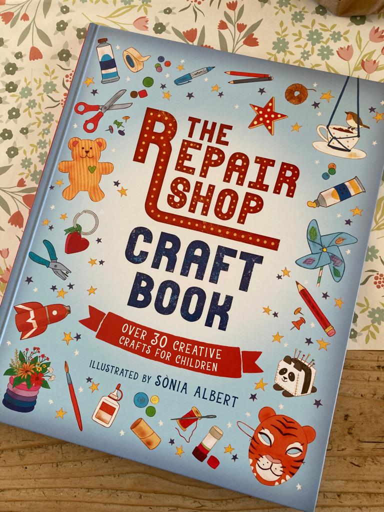 Get your little crafters busy. #therepairshop childrens craft book is full of ideas from the team. We would love to see your your creations. Make sure you upload a photo and  tag us, as you complete your projects #teddybearladies #crafting #childrensbooks #walkerbooks