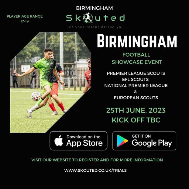 17-19 year olds, register your interest below ⚽️