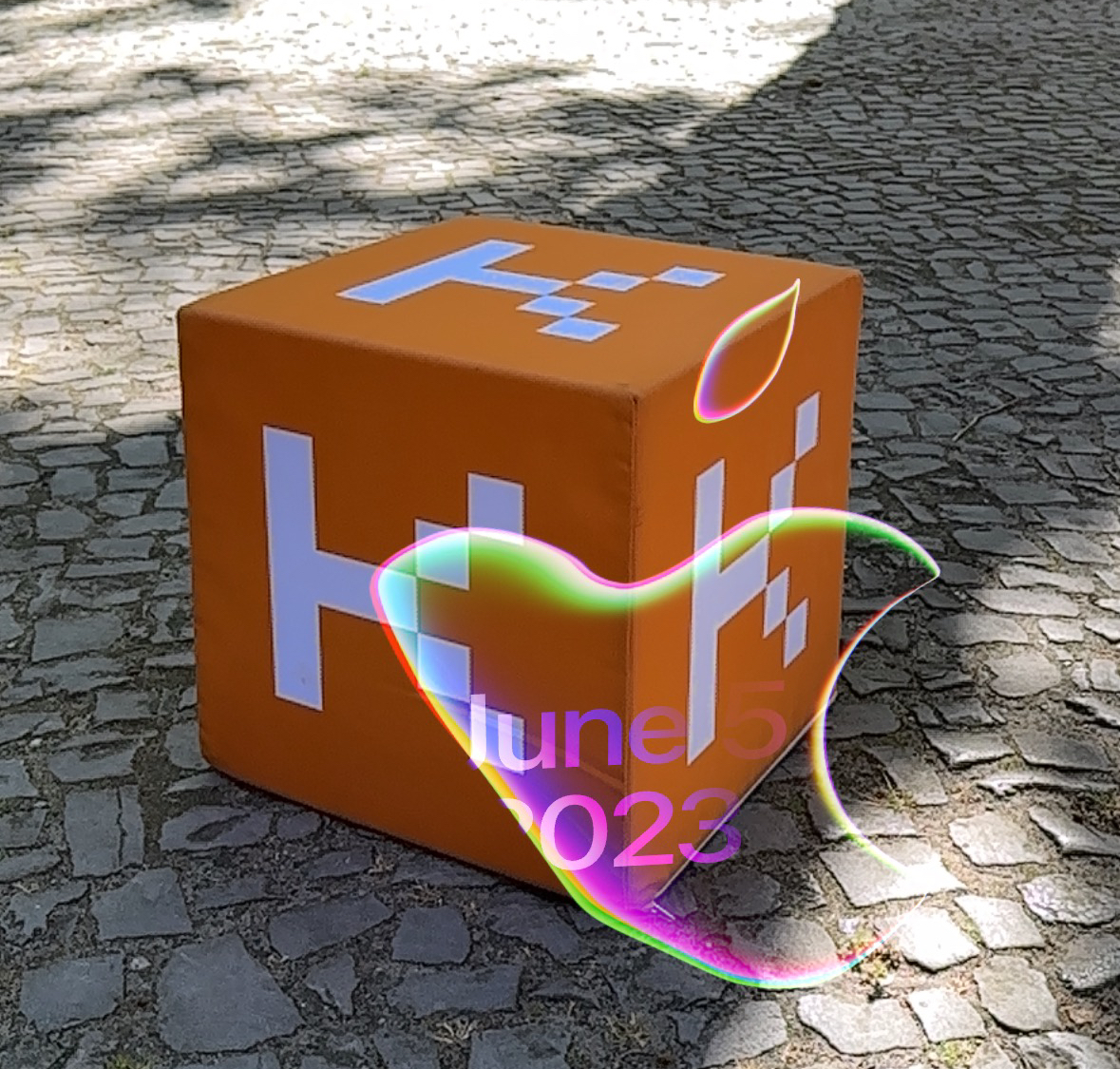 playing with the latest AR Demo from Apple #WWDC2023 #konsole #Radio