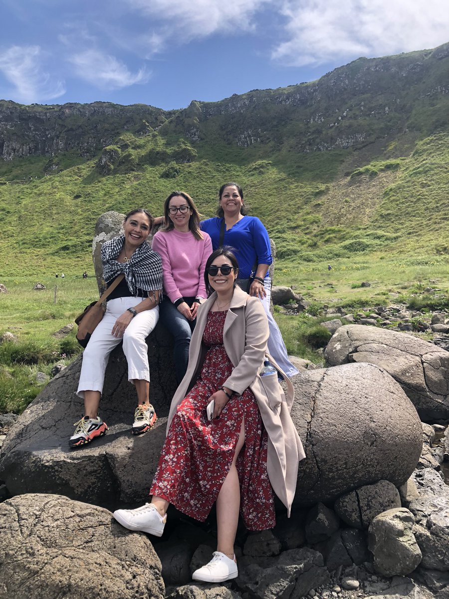 Feeling privileged to be able to host these wonderful people yesterday <a href="/UlsterUniPsych/">UlsterUni Psychology</a> 

Such a sunny day we had to explore the whole of the North Coast after a tour of <a href="/UlsterUni/">Ulster University</a> 

<a href="/DanielaSPaz/">Daniela Paz</a> <a href="/ProfVicSimms/">Victoria Simms</a> <a href="/GCRF/">Global Challenges Research Fund (GCRF)</a> <a href="/BritishAcademy_/">The British Academy</a>
