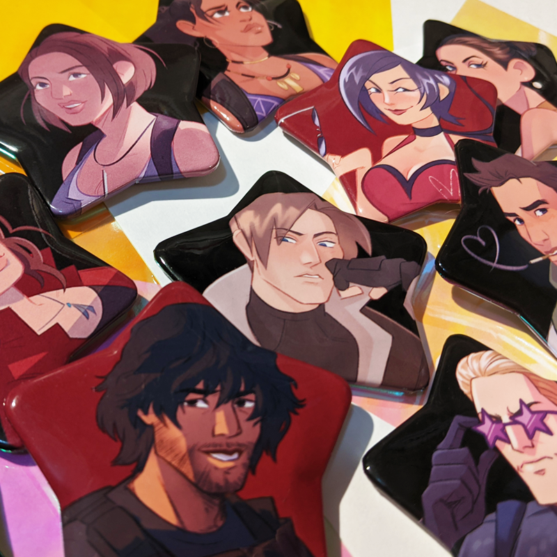 aiboneida's tweet image. ‼️ONE WEEK LEFT‼️
I&apos;m restocking on everything else too~ So don&apos;t forget you can pre-order the Inventory charms, pins, prints AND the new designs too ٩(ˊᗜˋ*)و ♡
✨LINK BELOW✨
⏬⏬⏬