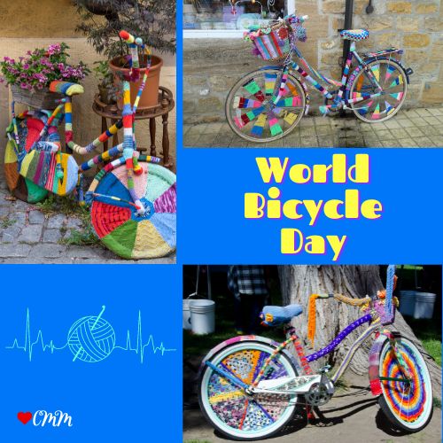 🚴🧶 Celebrate World Bicycle Day with crochet! This beautiful bicycle adorned with crochet showcases the fusion of art and sustainability. #WorldBicycleDayCrochet 🌍🚲🌸
wix.to/PFpudjn
#WorldBicycleDay #BicycleLove #BicycleArt #CrochetBicycle #CyclingCommunity