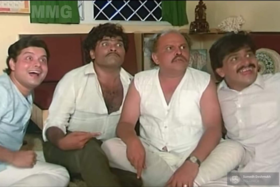 @theindianidiot Movie aise banao, ki pudhachi '70' warshe cinema baghtana lokani khalkhalun hasawa !!

#ashihibanwabanwi 
#sachin
#ashoksaraf 
#lakshmikantberde