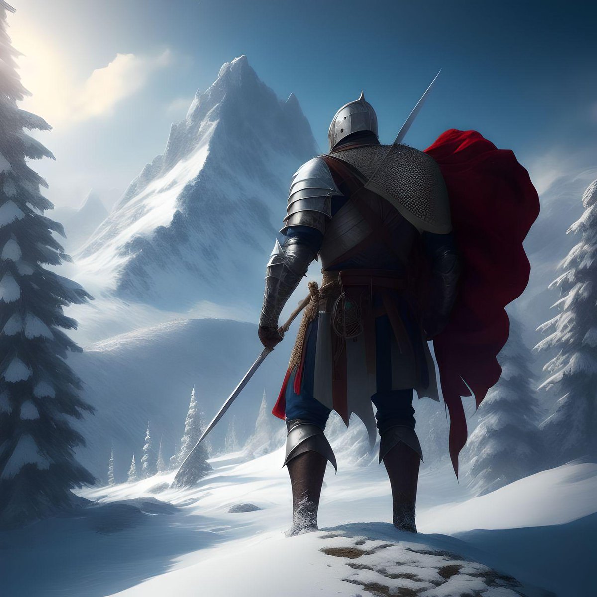 LangsDurchGames's tweet photo. AI generated fan art of the journey our hero Fred had today! #stream #art #fanart #AI #games #journey #language #learning #videogames #GuildWars2 #learningwithgames #german #рекомендаци #deutsch #kunst #abenteuer https://t.co/Ng0ZV9KHse