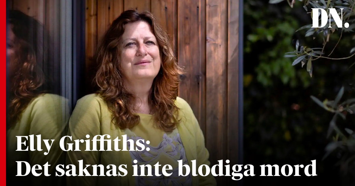 ”Även om jag skriver cosy crime saknas det inte blodiga mord” • Elly Griffiths om sin populära deckarserie.
dn.se/kultur/elly-gr…