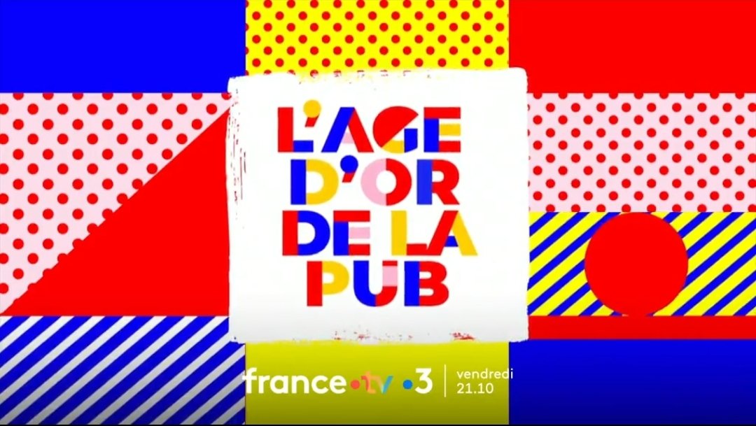 Hier, le documentaire #LAgeDorDeLaPub à rassemblé 1,3M de téléspectateurs pour 8% du public sur @France3tv a 21h10 ! (6,7% des FRDA-50 ans)

⏪️ Semaine dernière : 1,2M - 6,8%Pda - 2% des FRDA-50 ans (Le discours)