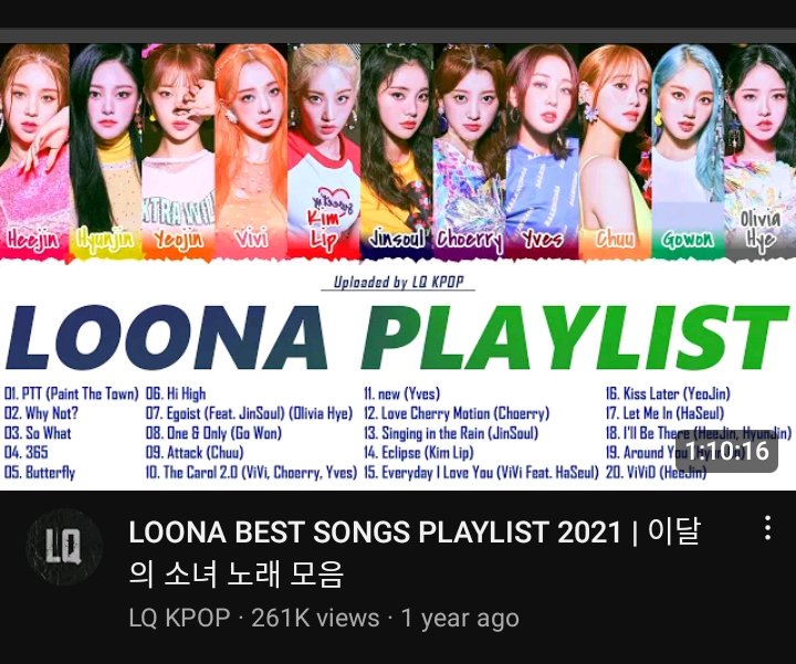 my dad was blasting some cringe tiktok trending playlist so i went ahead and switched the playlist to loona