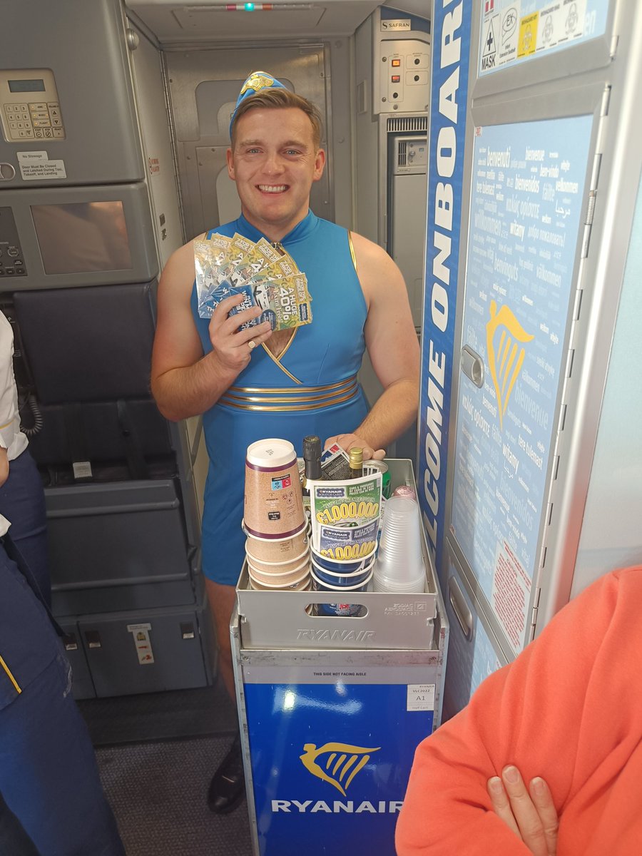 What an airline <a href="/Ryanair/">Ryanair</a> are. Will never choose to fly with anyone else again! Looked after brilliantly on this mornings flight to Alicante RT