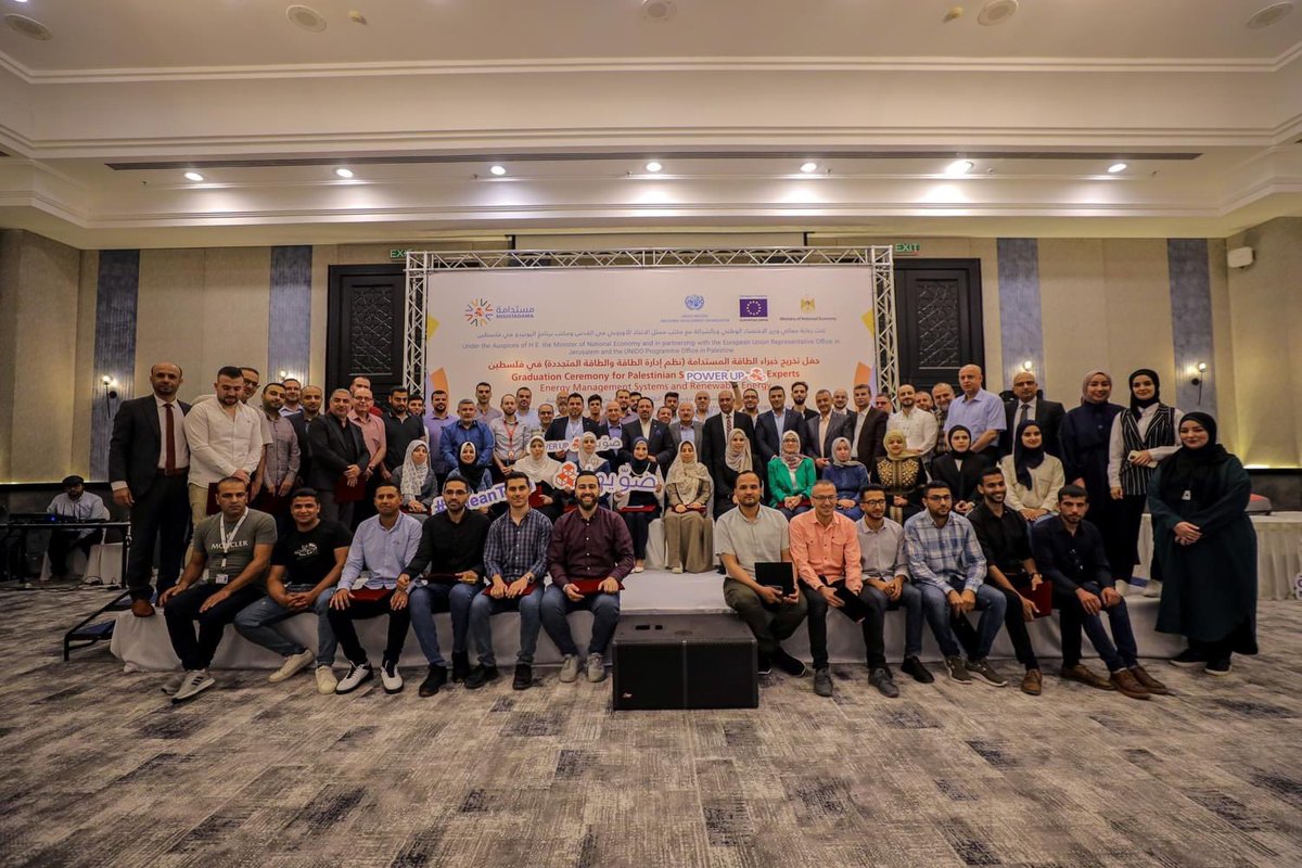 We continue to bring new #sustainableenergy experts to animate a strong response to #energy and #climatechange challenges in industry, this time in #Gaza together with leaders of the #privatesector and #partners! 🇺🇳🇵🇸✅💪✌️

#UNIDO #UNIDOPalestine #ProgressbyInnovation #PowerUp